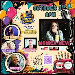 Drafts & Laughs at Charlies PRESENTS: Monica Nevi