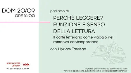 Parliamo di "Perché leggere? Funzione e senso della letteratura"