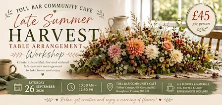 Late Summer Harvest Table Arrangement Workshop
