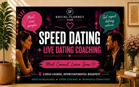 Speed Dating + Live Dating Coaching❤️Budapest