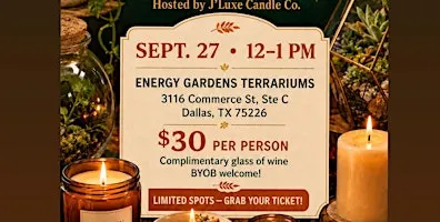 Fall Candle Making Class