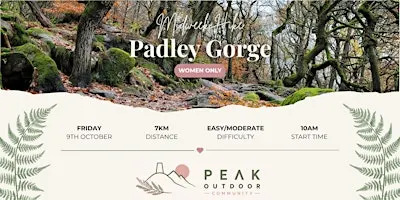 Padley Gorge | 7km | Women Only