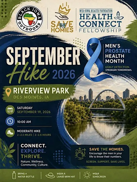 Black Iowa Outdoors x Save The Homies September Hike 2026-