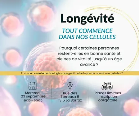 LONGÉVITÉ Tout commence dans nos cellules.