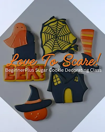 2 PM - Love to Scare BeginnerPlus Cookie Decorating Class (Overland Park)