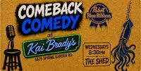Comeback Comedy at Kai  Brady's on Wednesday nights in Halifax