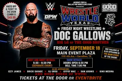 DOC GALLOWS Meet  & Greet plus live wrestling event!
