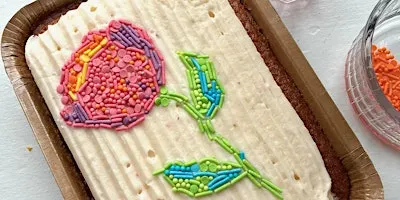 Sweet & Sip: Cake Sprinkle-Embroidery