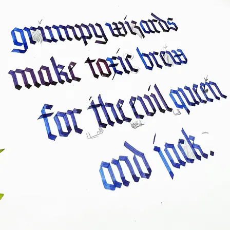 Gothic Textura Calligraphy with Maxie Peña
