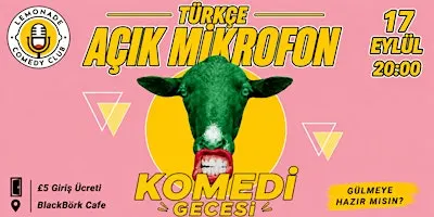 Yeşil İnek Türkçe Komedi Açık Mikrofon Gecesi