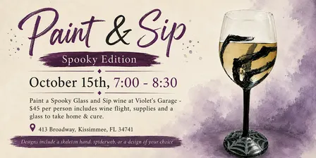 Paint &  Sip - Spooky Edition