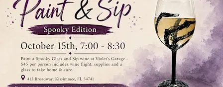 Paint &  Sip - Spooky Edition