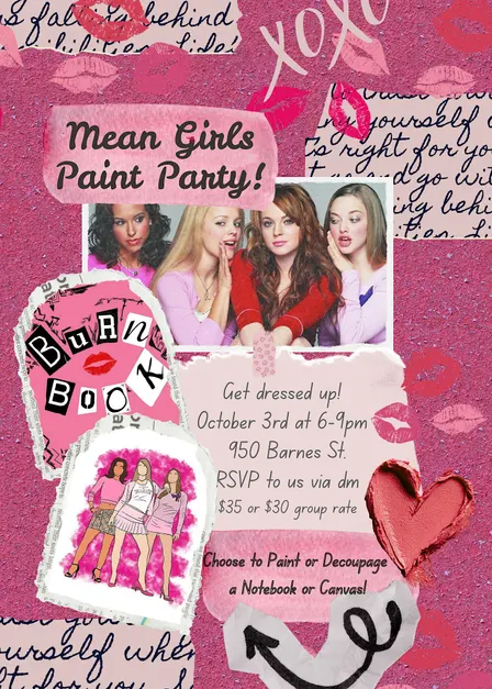 Mean Girls Paint Party!