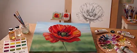 Floral Oil Painting for True Beginners