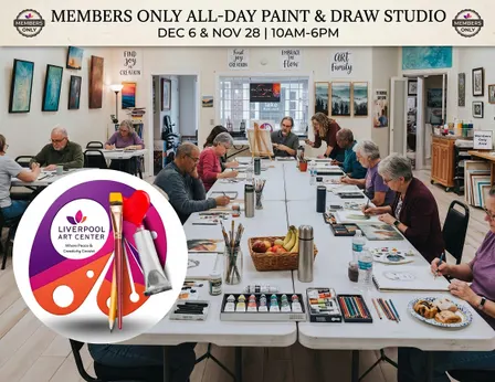 Members ONLY: Only All-Day Paint & Draw Studio!! (Monet Paint Day)