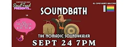 September 24 Soundbath @SoulFeed