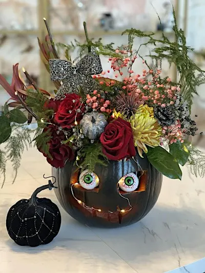 Halloween Pumpkin Heads – Floral Workshop