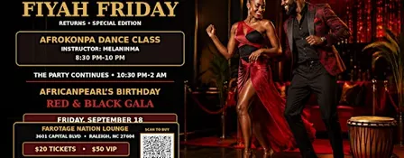AFROKONPA Red & Black Social