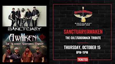 SANCTUARY / AWAKEN THE CULT AND GODSMACK TRIBUTES @ Rock & Brews Royal Oak