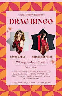 Drag Bingo - Nice & Naughty (Clinton Township)