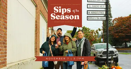 Downtown Ridgefield Wine Walk | Sips of the Season