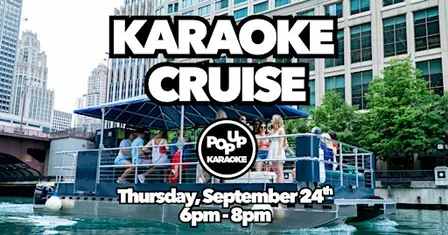 Karaoke on the Chicago River with Pop Up Karaoke!