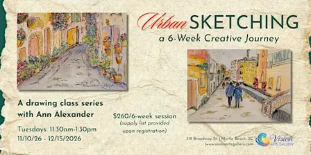 Urban Sketching: a 6-Week Creative Journey