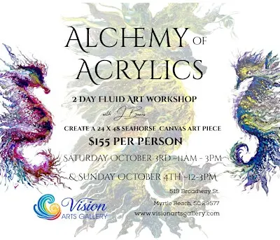 Alchemy of Acrylics: 2-Day Fluid Art Workshop with JBeans