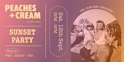 PEACHES & CREAM: R&B SUNSET PARTY AT AOAO
