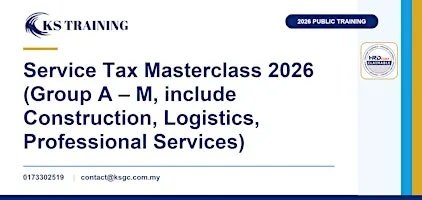Service Tax Masterclass 2026: Groups A–M & Key Industries