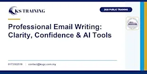 Professional Email Writing: Clarity, Confidence & AI Tools