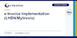 e-Invoice Implementation (LHDN/MyInvois)