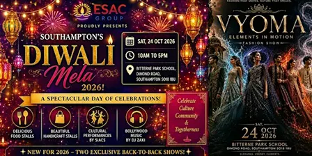 Southampton's Diwali Mela 2026 — Free All-Day Entry