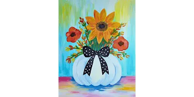 Pumpkin Full of Posies - Paint and Sip in Chicago | Classpop!™