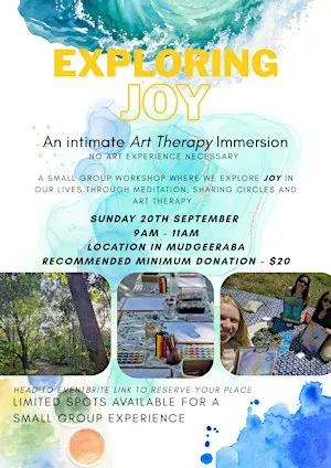 Exploring JOY Art Therapy Immersion - By DONATION