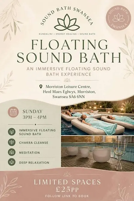 Floating Sound Bath at Morriston Leisure Center