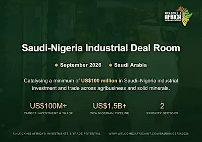 The Saudi-Nigeria Industrial Deal Room