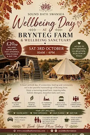 Autumn Wellbeing Retreat Day at Brynteg Farm