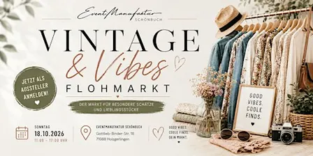 Vintage & Vibes - Flohmarkt Aussteller Ticket