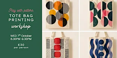 Art Workshop - Lino Tote Bag Printing - Southampton