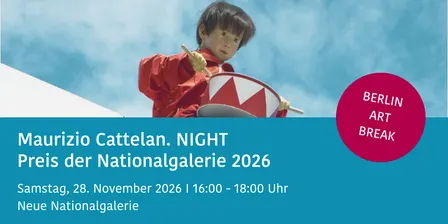 Maurizio Cattelan. NIGHT Preis der Nationalgalerie BERLIN ART BREAK