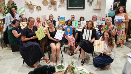 Sip & Paint by the coast
