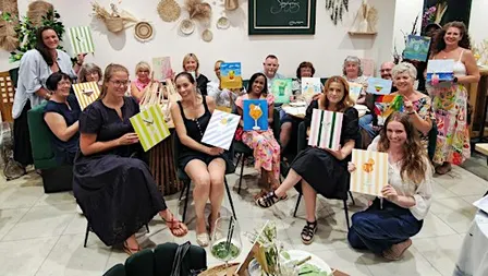 Sip & Paint at Pàpa Bianco