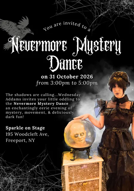 Wednesday Addams' Nevermore Mystery Dance