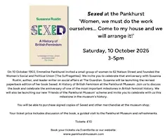 Sexed - Book Launch at the Pankhurst (new tickets available!)