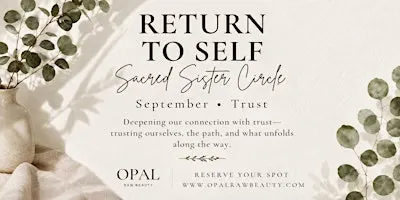 Return to Self Circle Women’s Circle