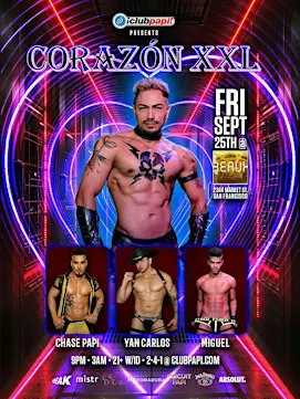 CORAZON SF  FOLSOM WKND W/RPDR LATINA ROYALE STAR EVA BLUNT LIVE  @BEAUX