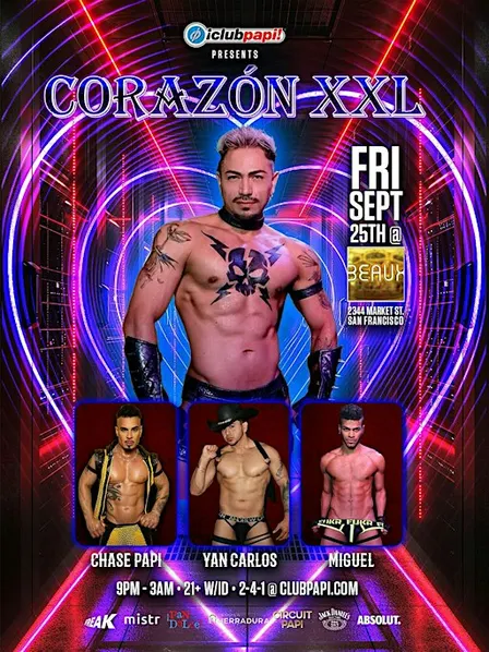 CORAZON SF FOLSOM WKND W/RPDR LATINA ROYALE STAR EVA BLUNT LIVE @BEAUX