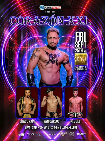 CORAZON SF  FOLSOM WKND W/RPDR LATINA ROYALE STAR EVA BLUNT LIVE  @BEAUX