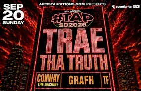 TRAE THA THRUTH X CONWAY  X GRAFH X T.F #TAPSD 2026 SAN DIEGO